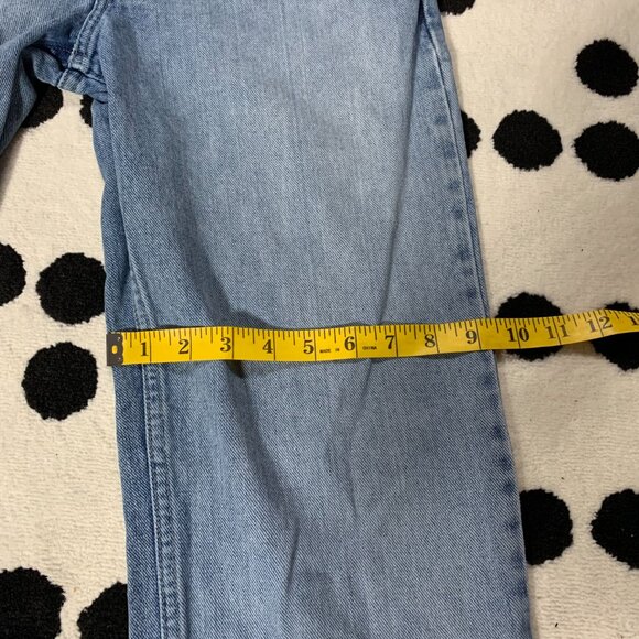 Vintage 90s Calvin Klein CK Jeans Mid Rise Straight Leg Faded Light Wash Denim - Picture 13 of 15